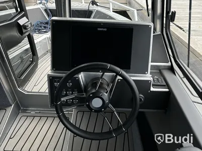 Plåtbåt, LANDX X6, med motor Mercury F115