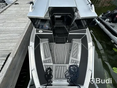 Plåtbåt, LANDX X6, med motor Mercury F115