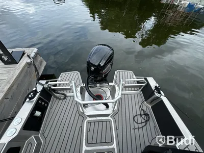 Plåtbåt, LANDX X6, med motor Mercury F115