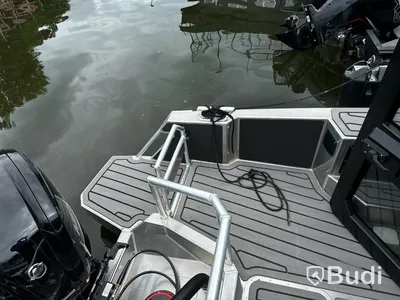 Plåtbåt, LANDX X6, med motor Mercury F115
