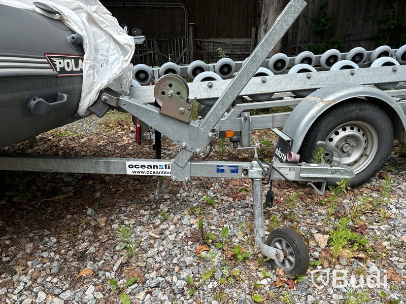 Gummibåt, Polar bird 450 E, inklusive trailer