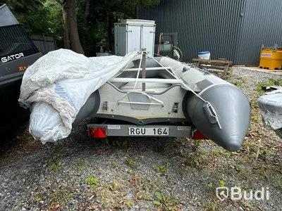 Gummibåt, Polar bird 450 E, inklusive trailer