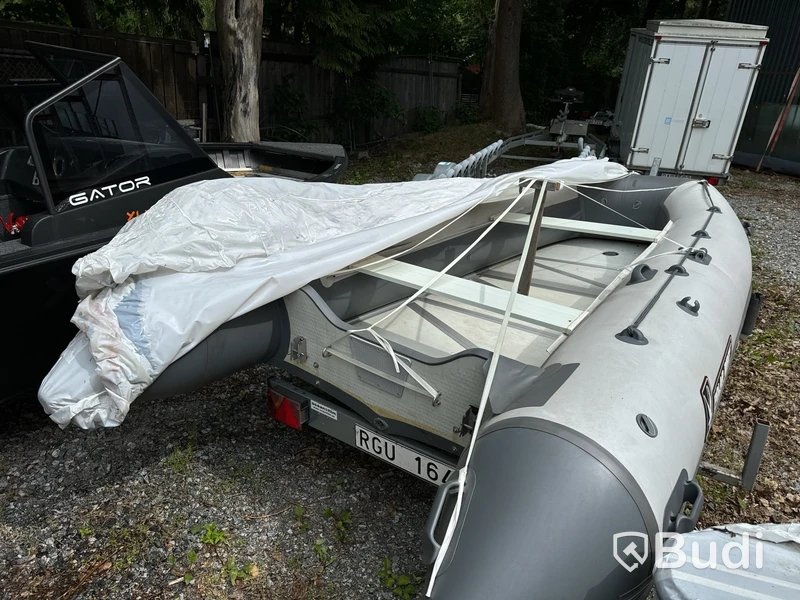 Gummibåt, Polar bird 450 E, inklusive trailer