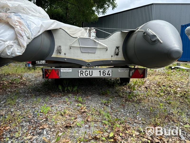 Gummibåt, Polar bird 450 E, inklusive trailer