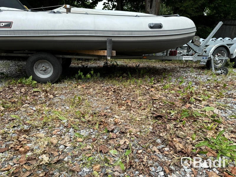 Gummibåt, Polar bird 450 E, inklusive trailer