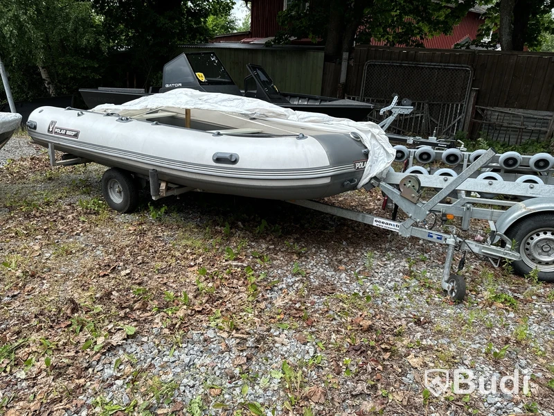 Gummibåt, Polar bird 450 E, inklusive trailer