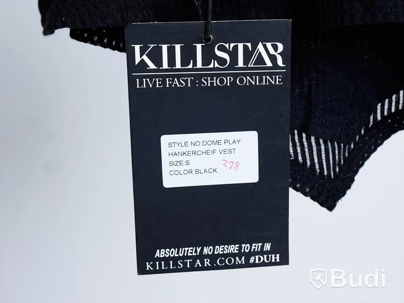 1 st NY kroppad linne, dam - Killstar, stl S, svart, ord. pris ink. moms ca: 278 kr