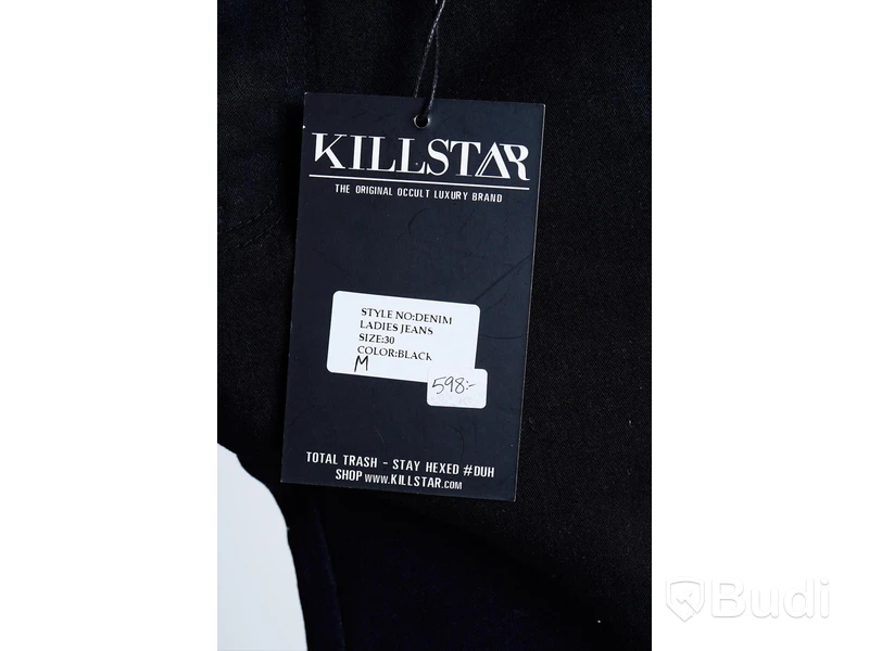 1 par NYA jeans, dam - Killstar, stl M/30, svart stretchig denim, ord. pris ink. moms ca: 598 kr
