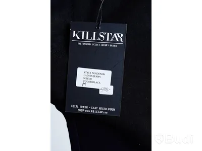 1 par NYA jeans, dam - Killstar, stl M/30, svart stretchig denim, ord. pris ink. moms ca: 598 kr