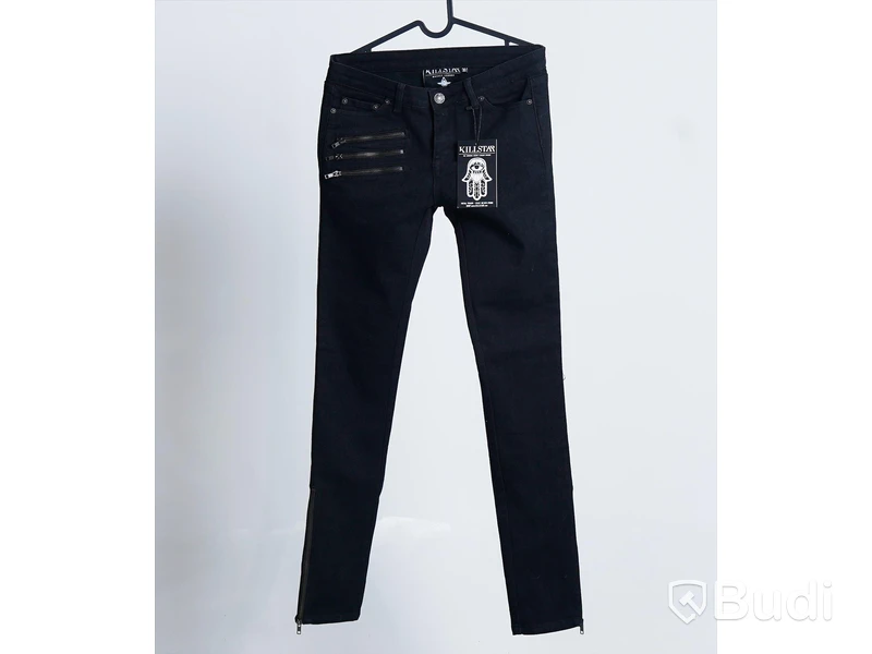 1 par NYA jeans, dam - Killstar, stl M/30, svart stretchig denim, ord. pris ink. moms ca: 598 kr