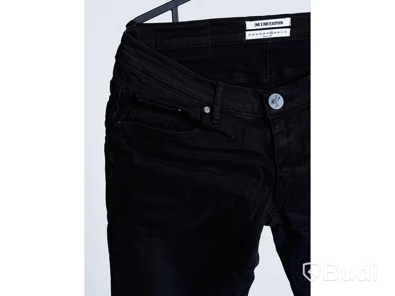 1 par NYA utsvängda jeans, dam - One Teaspoon, stl 28, svart stretchig denim, ord. pris ink. moms ca: 1299 kr