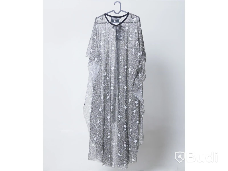 1 st NY Mantel - Killstar Stargazer cape, stl Onesize, svart/vit, ord. pris ink. moms ca: 649 kr