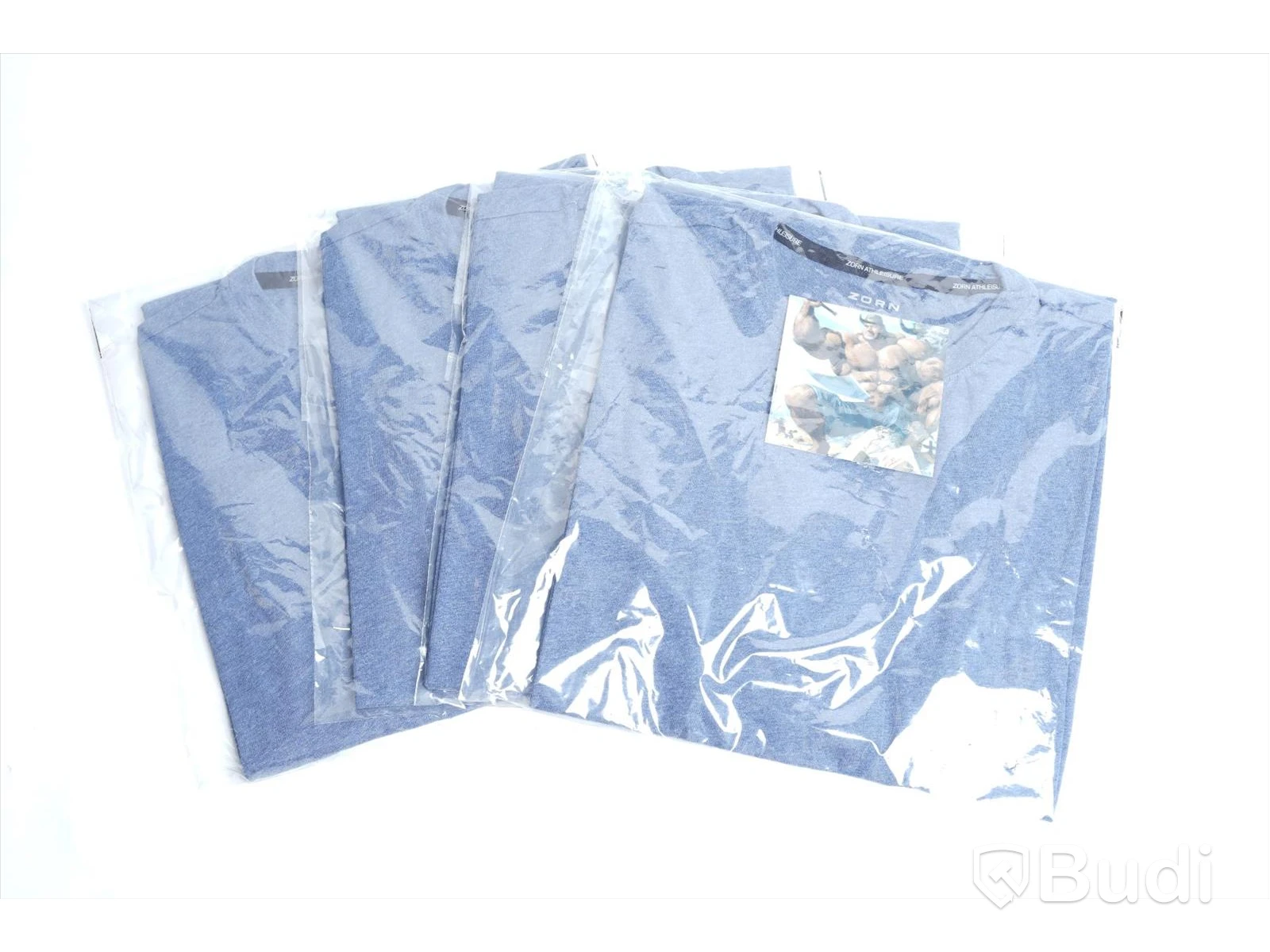 T-shirt (Storlek L) 4st - Zorn Athleisure, Blue Marl