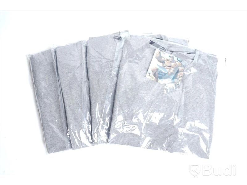 4 st. Långärmad T-shirt Zorn Athleisure, stl. M, Grey Marl