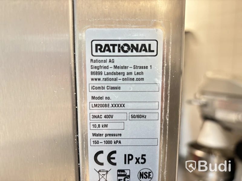 Kombiugn Rational iCombi Classic med stativ - 2022