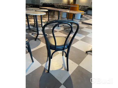 6st Cafestolar, träram med vinylsits, Inköpt för 1382 SEK/st