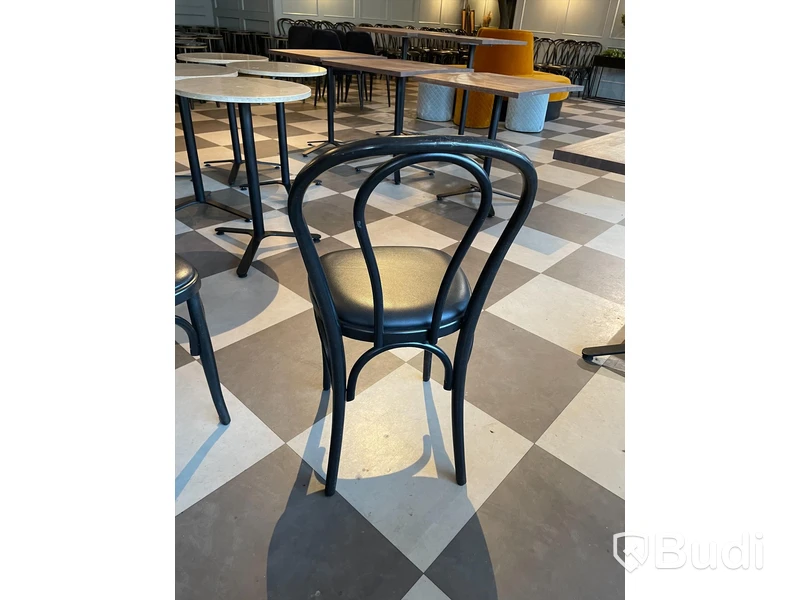 6st Cafestolar, träram med vinylsits, Inköpt för 1382 SEK/st