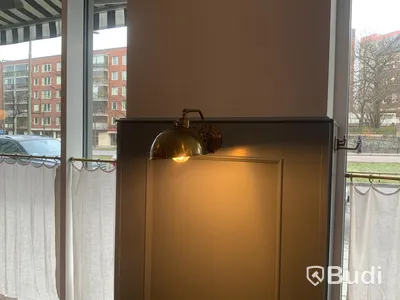 2st väggarmatur 18cm diameter på skärmen. Karlskrona lampfabrik