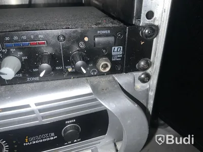 Mixer och slutsteg, LD System Zon 622 samt Behringer iNuke NU3000 DSP