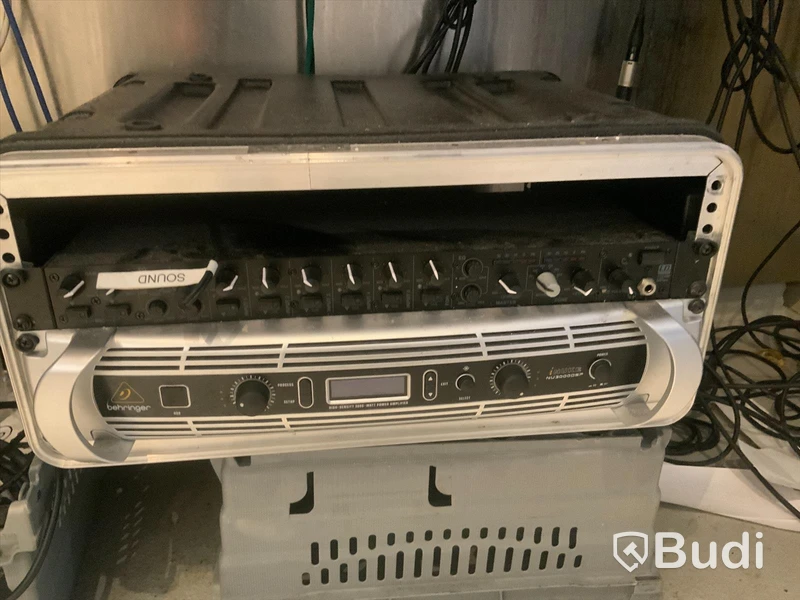 Mixer och slutsteg, LD System Zon 622 samt Behringer iNuke NU3000 DSP