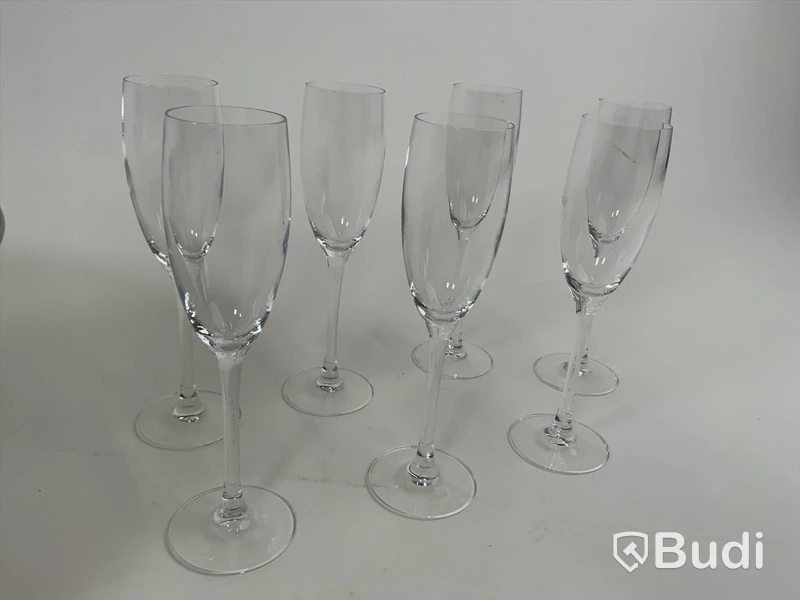 Ishink och 7 st champagneglas