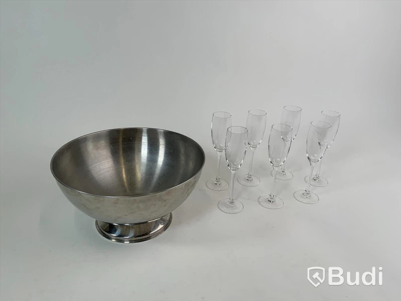 Ishink och 7 st champagneglas