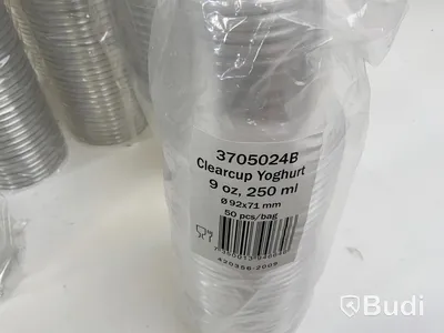 12 paket Plast muggar