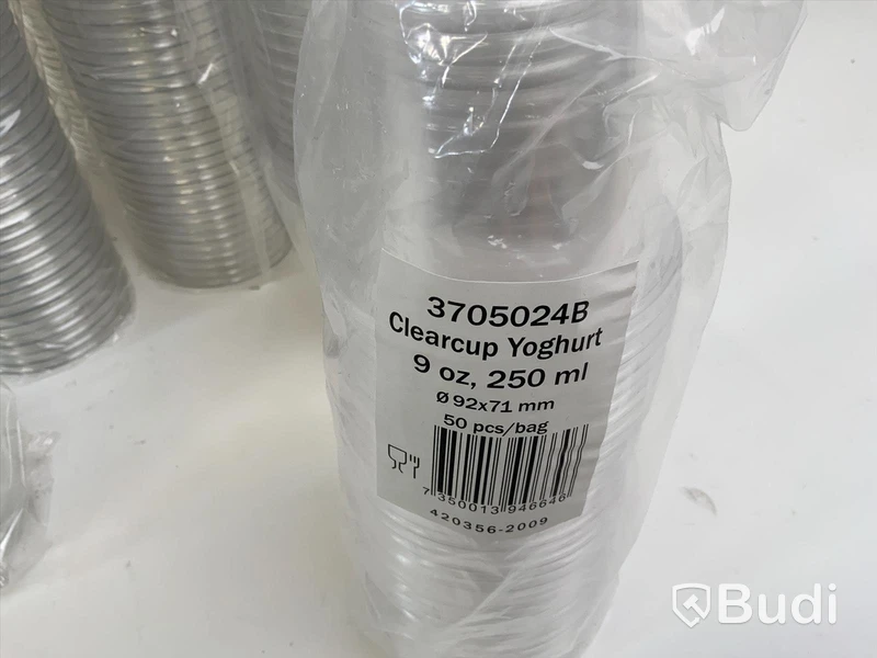 12 paket Plast muggar