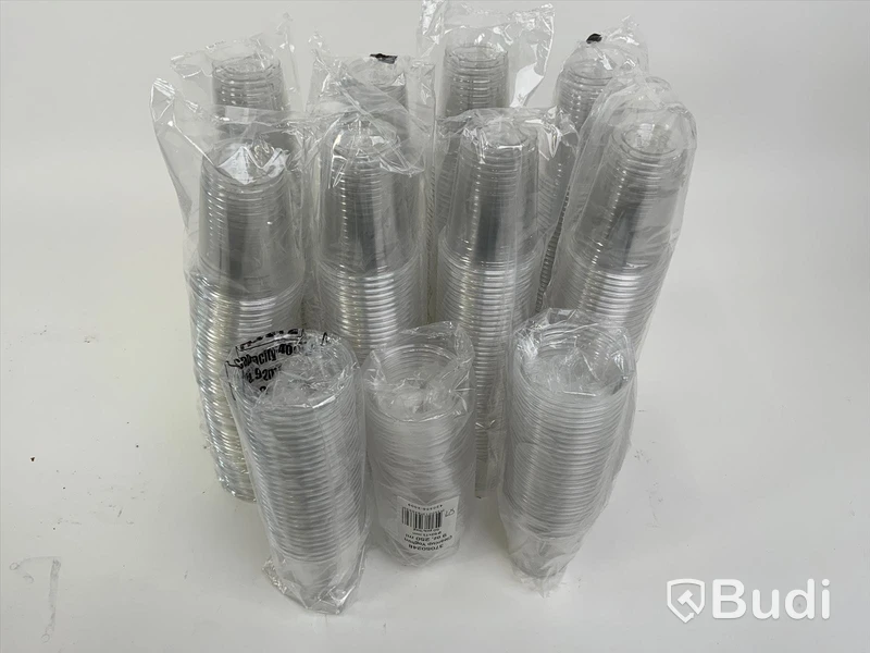 12 paket Plast muggar