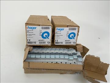 3x paket Hager MBS110 dvärgbrytare 10A