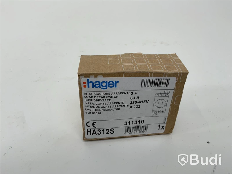Hager HA312R Huvudbrytare