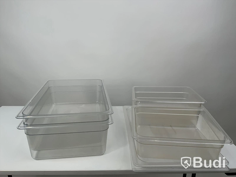 5x kantiner i plast