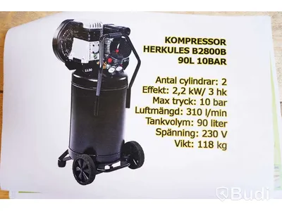 Bralyx Formix Multimassas maskin för automatiserad pirogtillverkning inkl. tillbehör och kompressor - maskin för formning och fyllning av deg (pirog, empanadas, ravioli etc.), Formix Multimassas, Bralyx; kompressor, Pro-line Herkules.