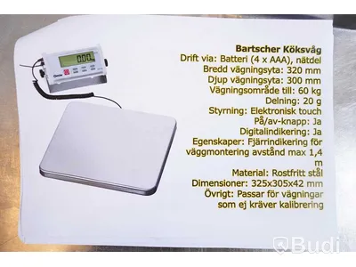 Köksvåg - Bartscher.