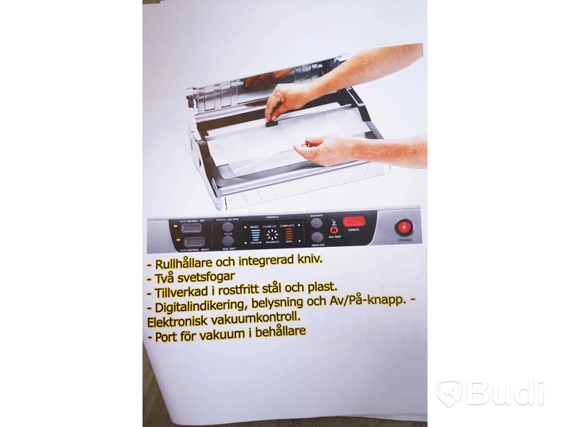 Bartscher Vakuumförslutare med integrerad kniv - VS5490, Bartscher.