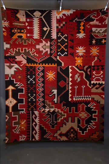 Handvävt röllakan med bomullsvarp från AXECO, 170x230 cm