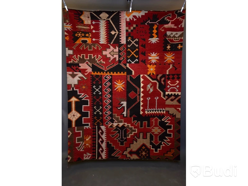 Handvävt röllakan med bomullsvarp från AXECO, 170x230 cm