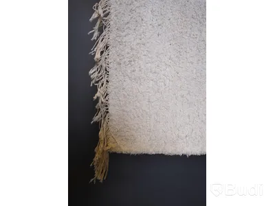 Handknuten matta i 100 procent bomull, 60x120 cm