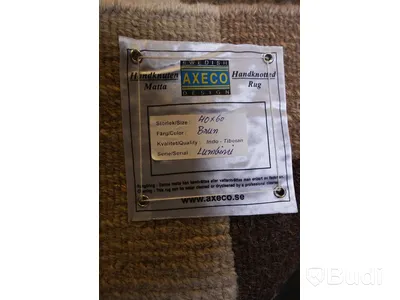 Handknuten matta från AXECO, serie: Lumbini, 40 x 60 cm