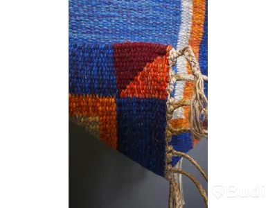 Handvävd matta från AXECO i 100procent ren ny ull formad av Anna-Johanna Ångström, 45 x 45cm