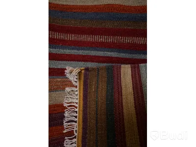 Handknuten matta, design f.107, 70x140 cm