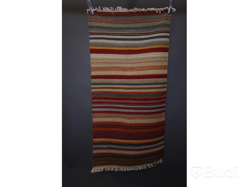 Handknuten matta, design f.107, 70x140 cm
