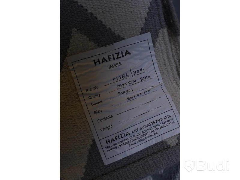 Handvävd dörrmatta från märket Hafizia