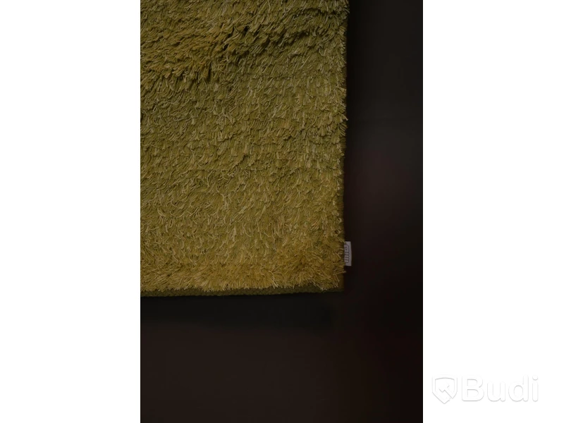 Handknuten grön Ryamatta, 168x232 cm