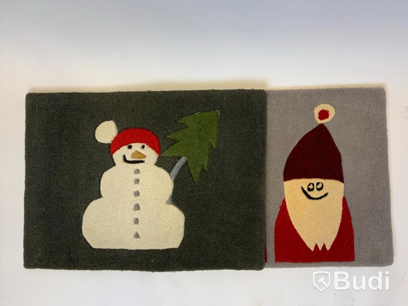 2x Dörr matta jultema 70 x 50cm