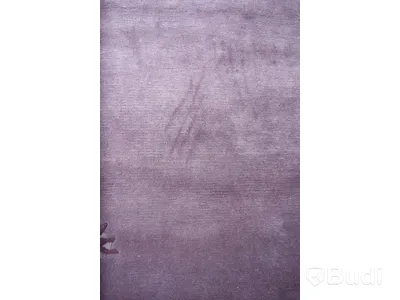 Handgjord Matta, Indien, 100procent ull, 121x174cm, färg Violet