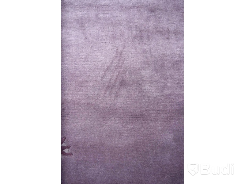 Handgjord Matta, Indien, 100procent ull, 121x174cm, färg Violet