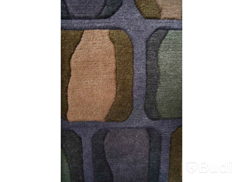 Handknuten dörrmatta, Axeco, 50x70cm, äkta naturmaterial