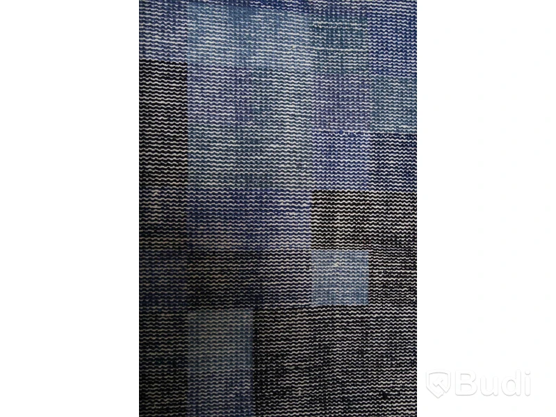 Handknuten matta, Axeco, 140 x 200 cm, äkta naturmaterial