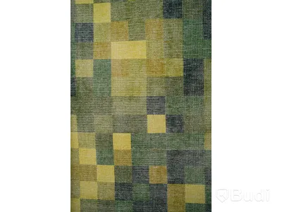 Handknuten matta, Axeco, 140 x 200 cm, äkta naturmaterial